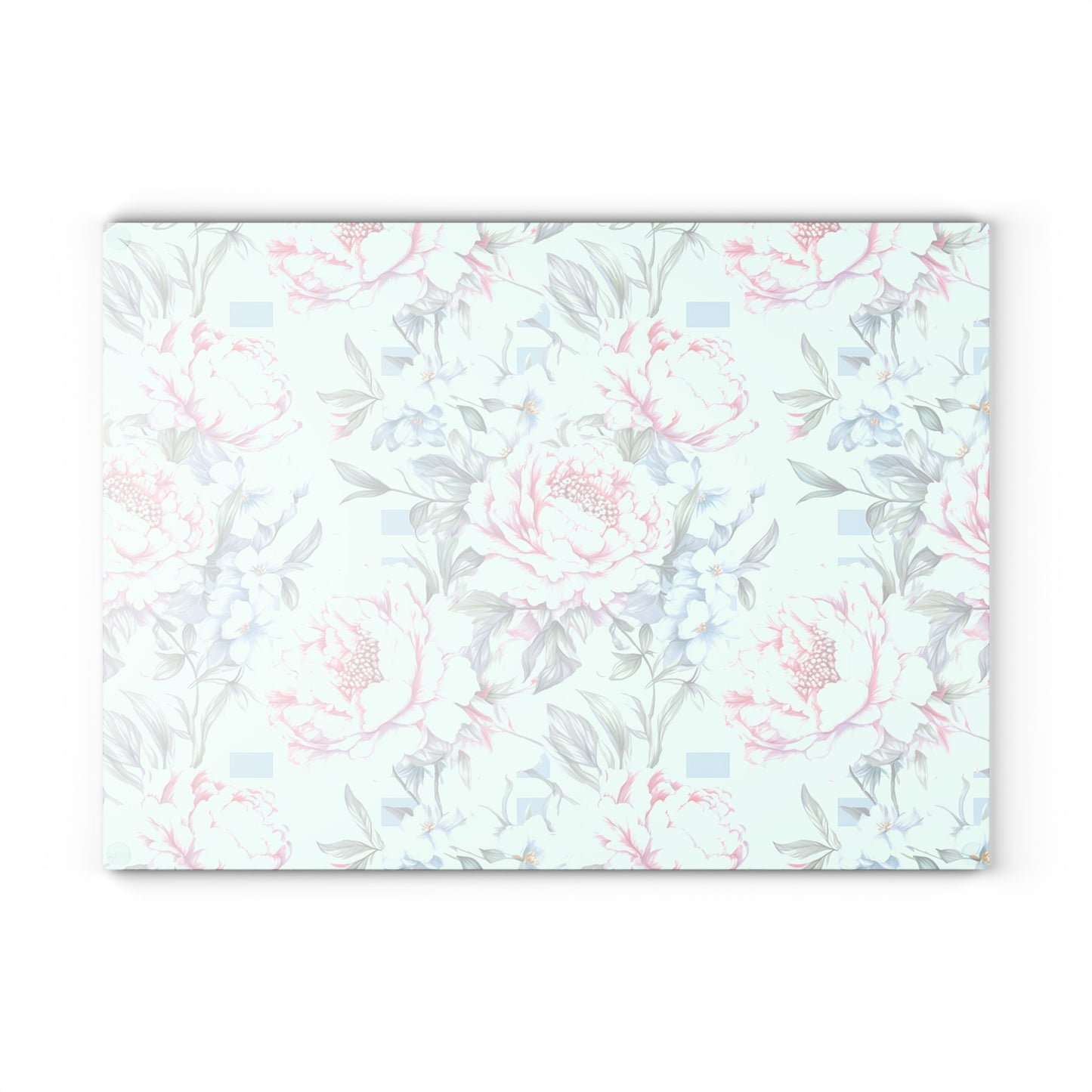 Floral Glass Cutting Board