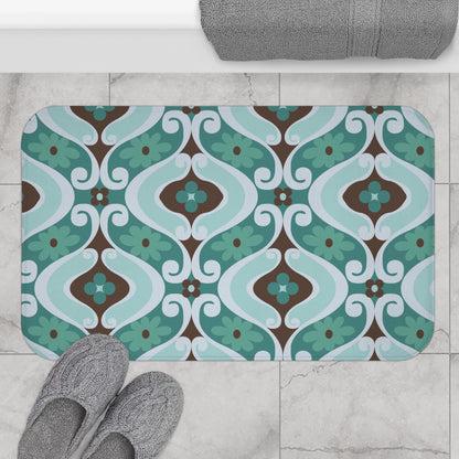 Abstract Print Bath Mat