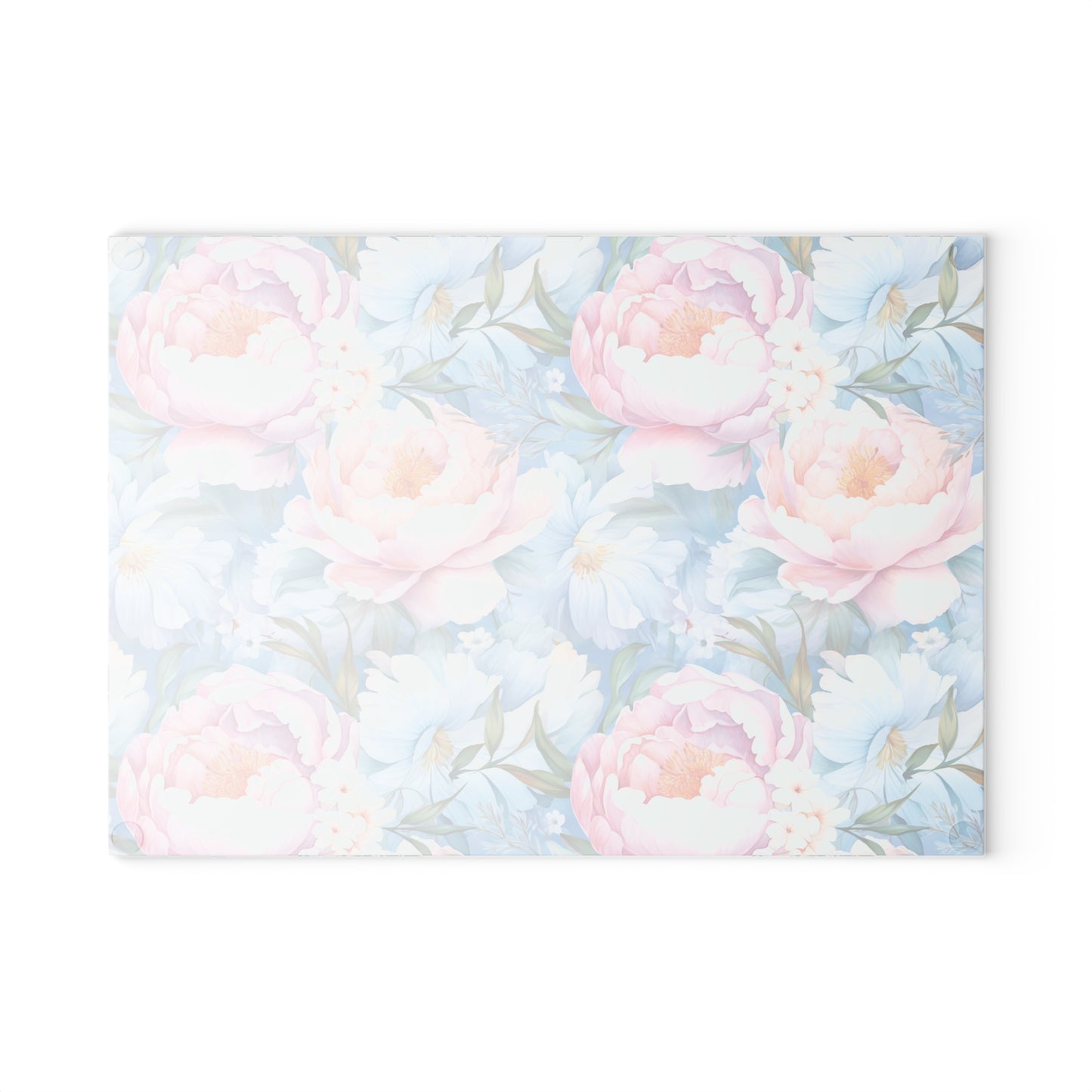 Floral Glass Cutting Board