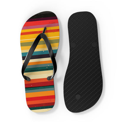 Colorful Stripes  Flip-Flops