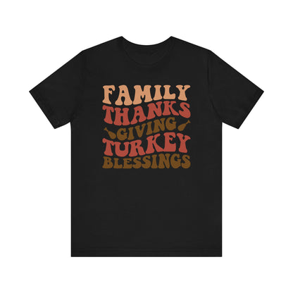 Family Thanks Giving Turkey Blessings