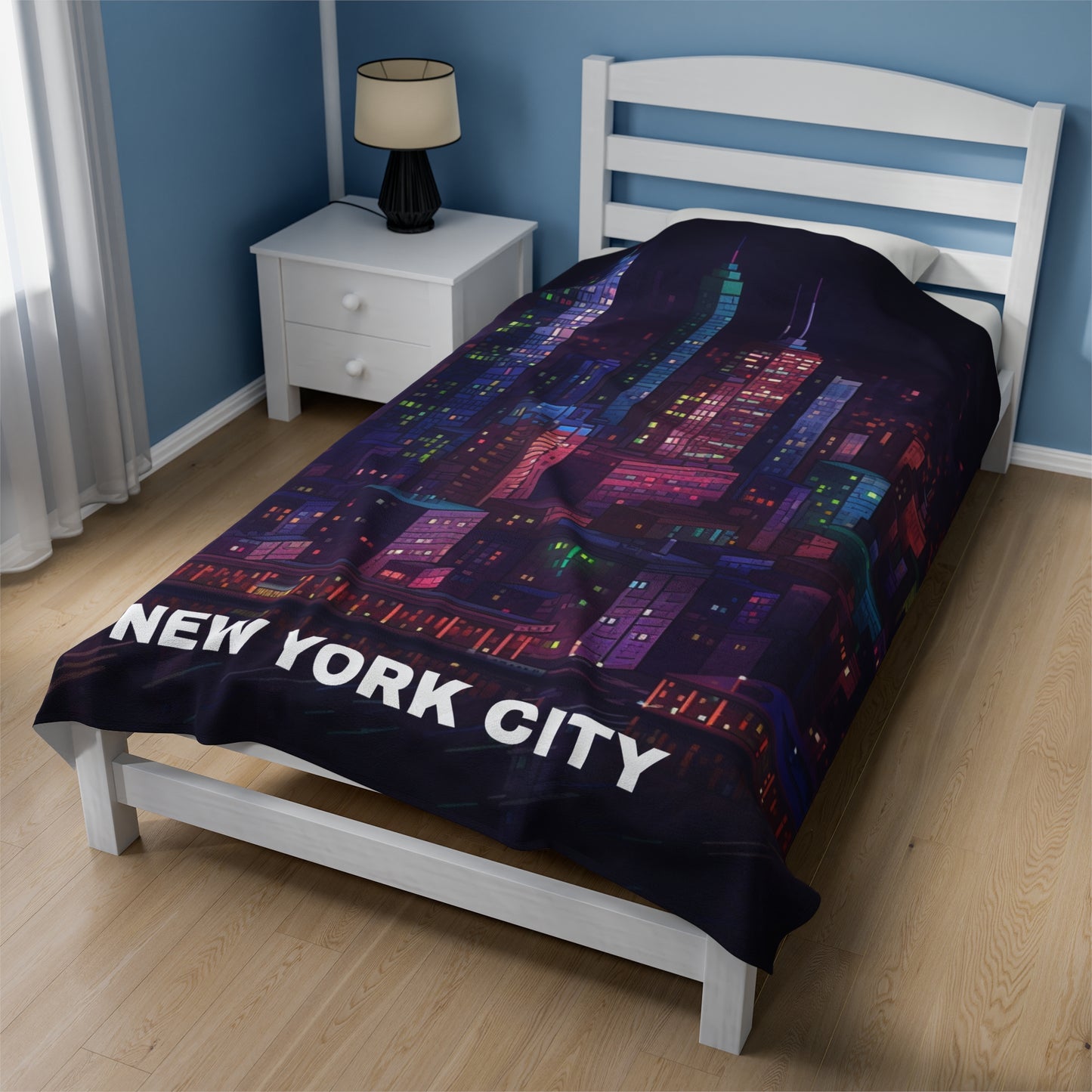 New York Velveteen Plush Blanket