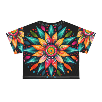 Mandala Art (AOP) Crop Tee