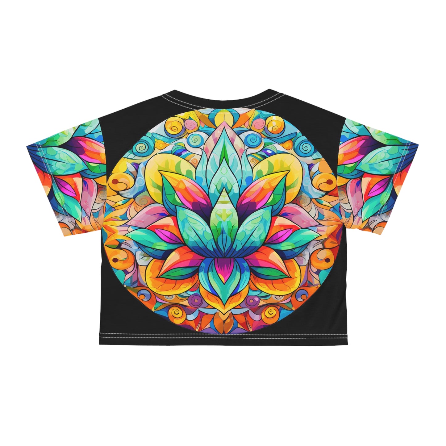 Mandala Art (AOP) Crop Tee