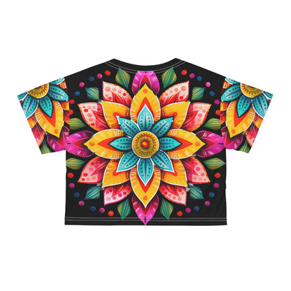 Mandala Art (AOP) Crop Tee