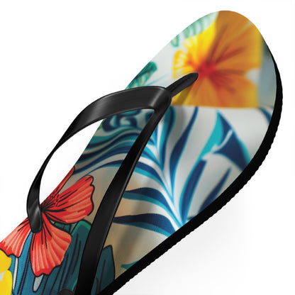 Abstract Tropics Pattern Flip-Flops