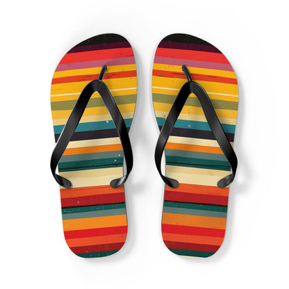 Colorful Stripes  Flip-Flops