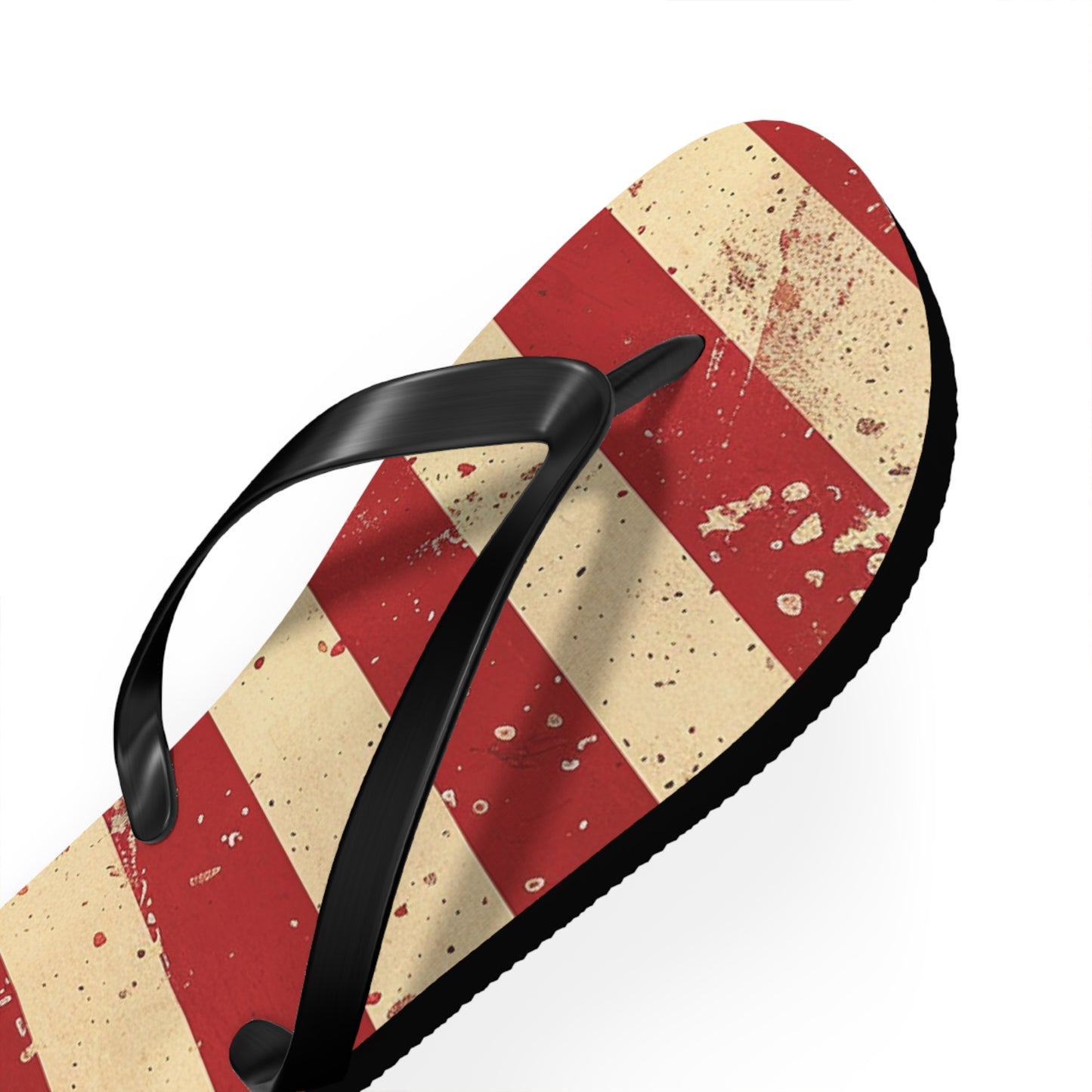 Distressed American Flag Flip-Flops