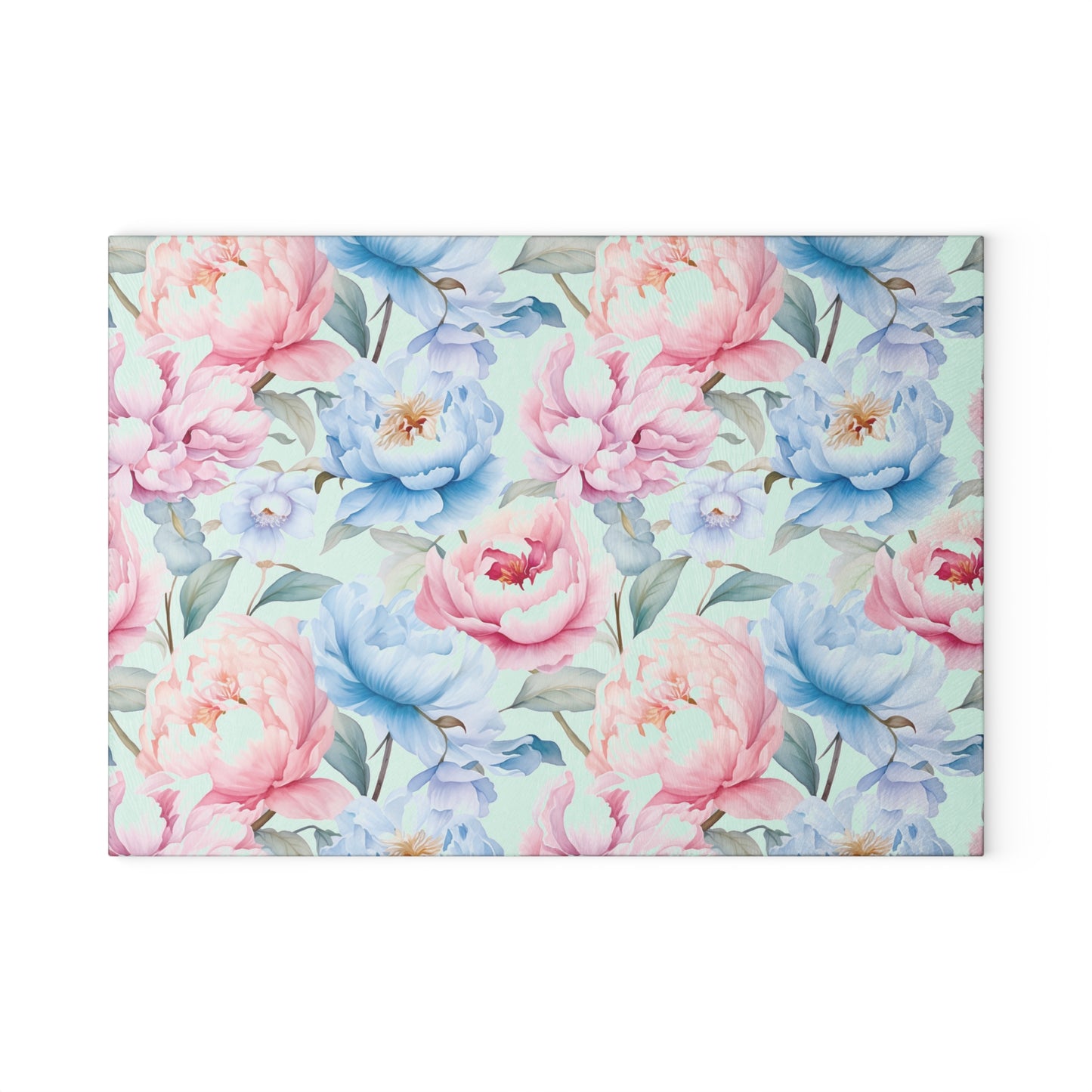 Floral Glass Cutting Board