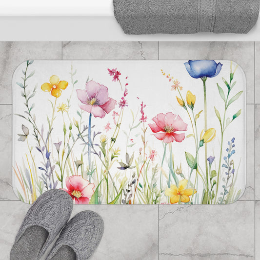 Wild Flowers Bath Mat