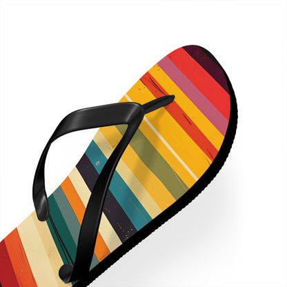 Colorful Stripes  Flip-Flops