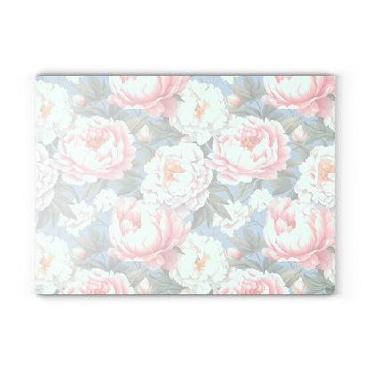 Floral Glass Cutting Board