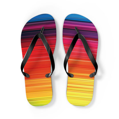 Colorful Stripes  Flip-Flops