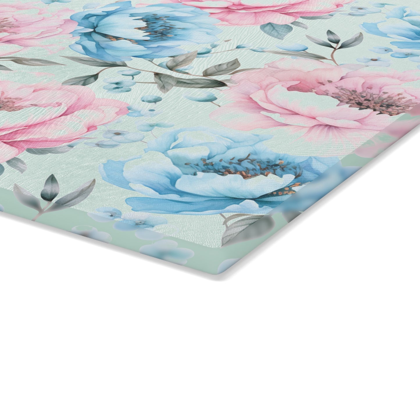 Floral Glass Cutting Board