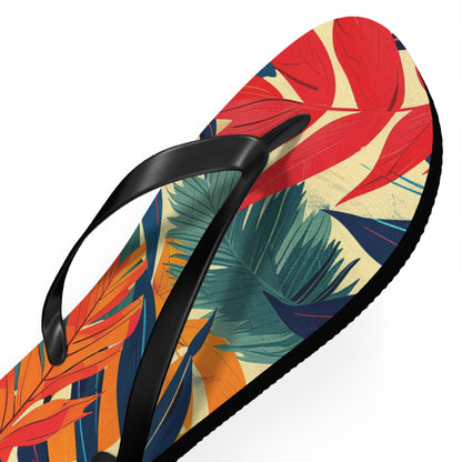 Abstract Tropics Pattern Flip-Flops