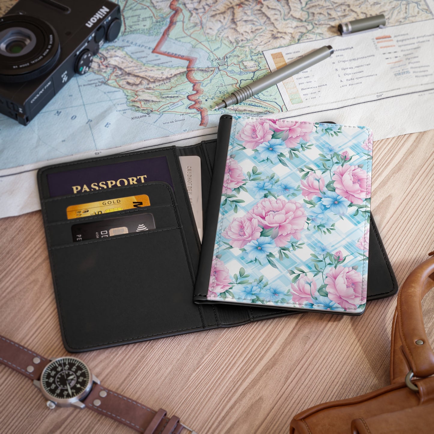 Floral Passport Cover 4