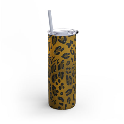 Animal Print Amber 04 - 20oz Skinny Matte Tumbler