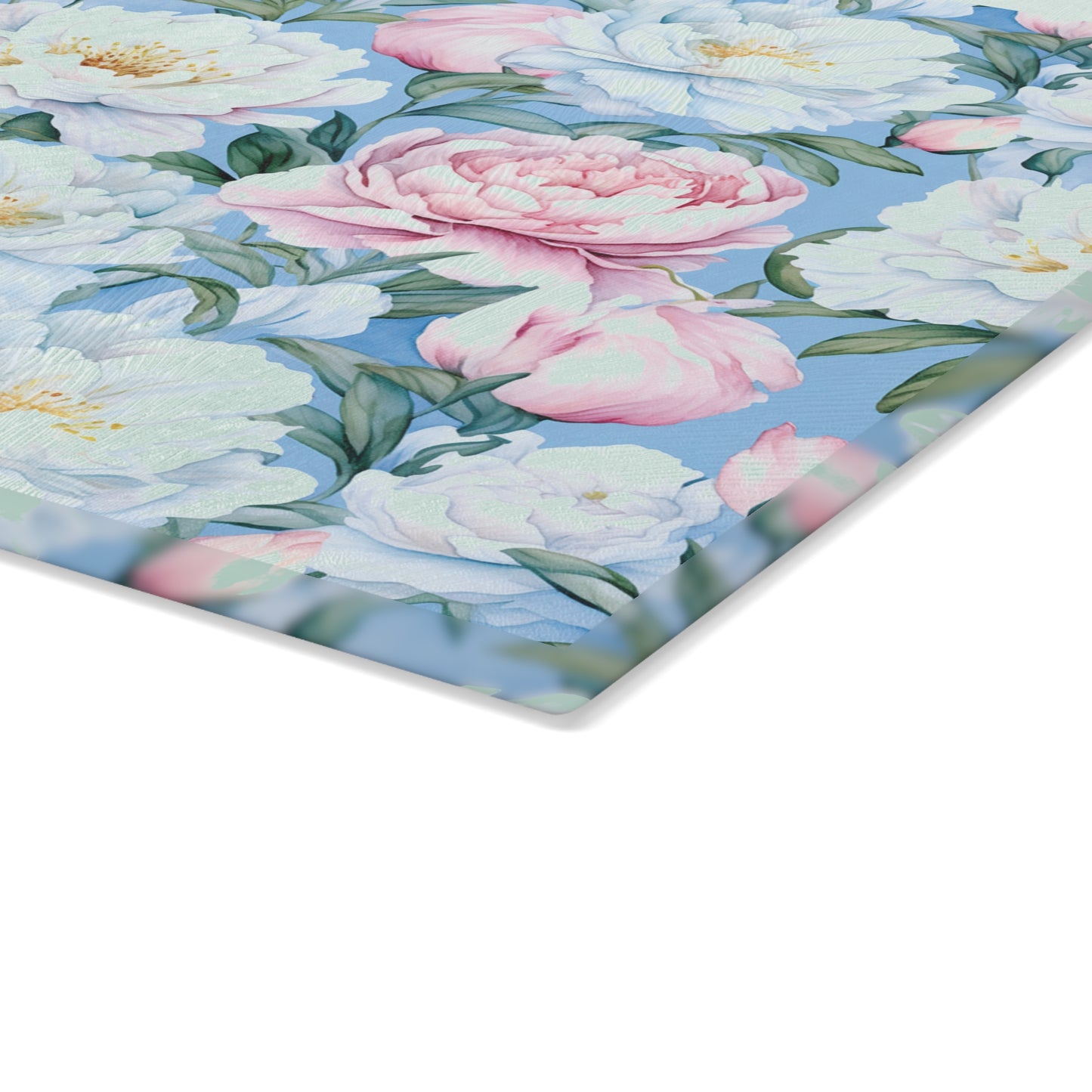 Floral Glass Cutting Board