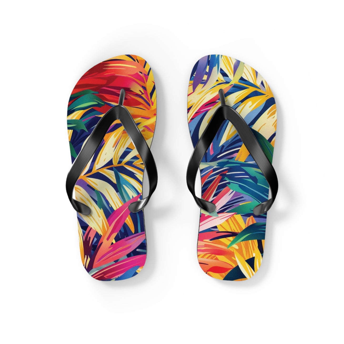 Abstract Tropics Pattern Flip-Flops