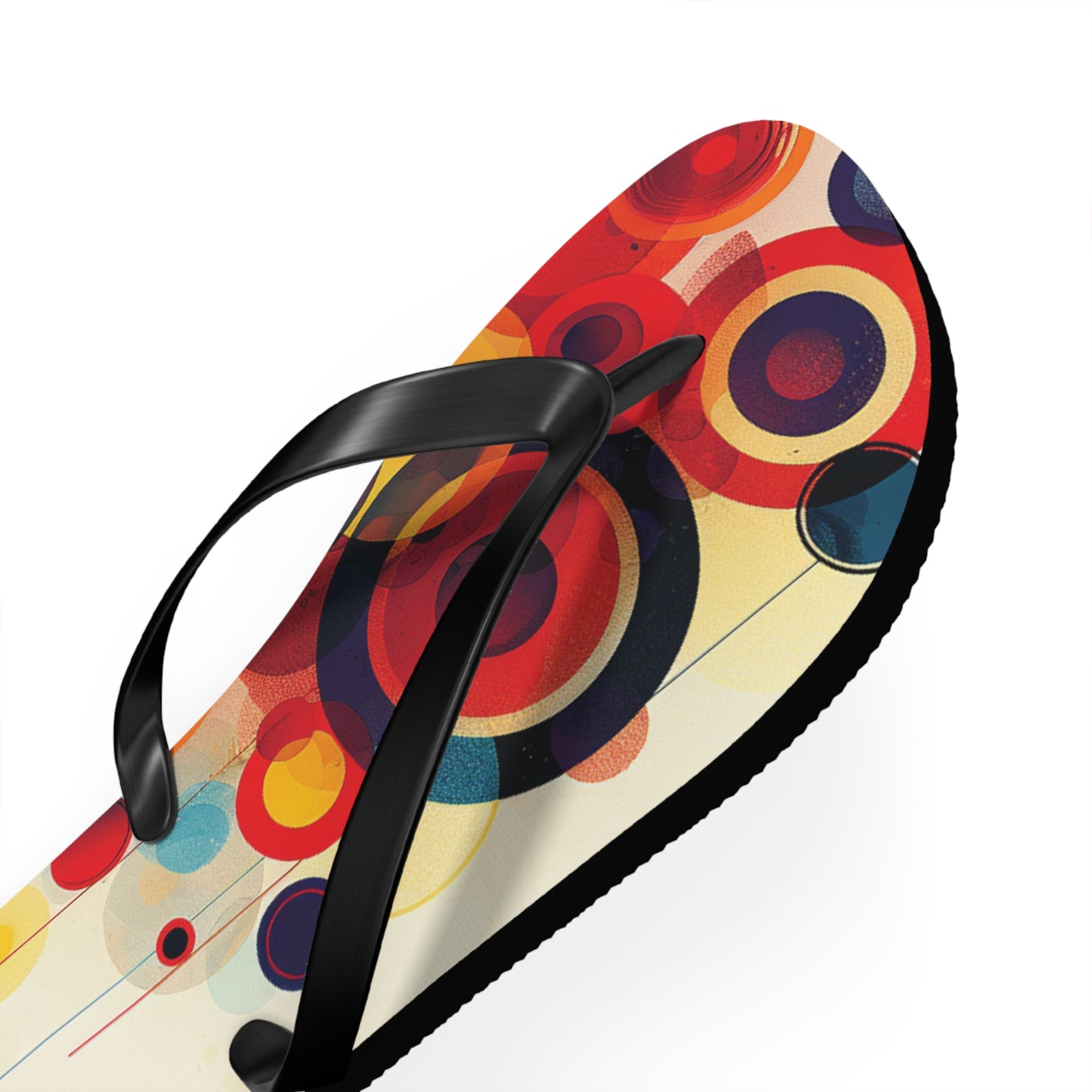 Abstract Decorative Circles  Flip-Flops