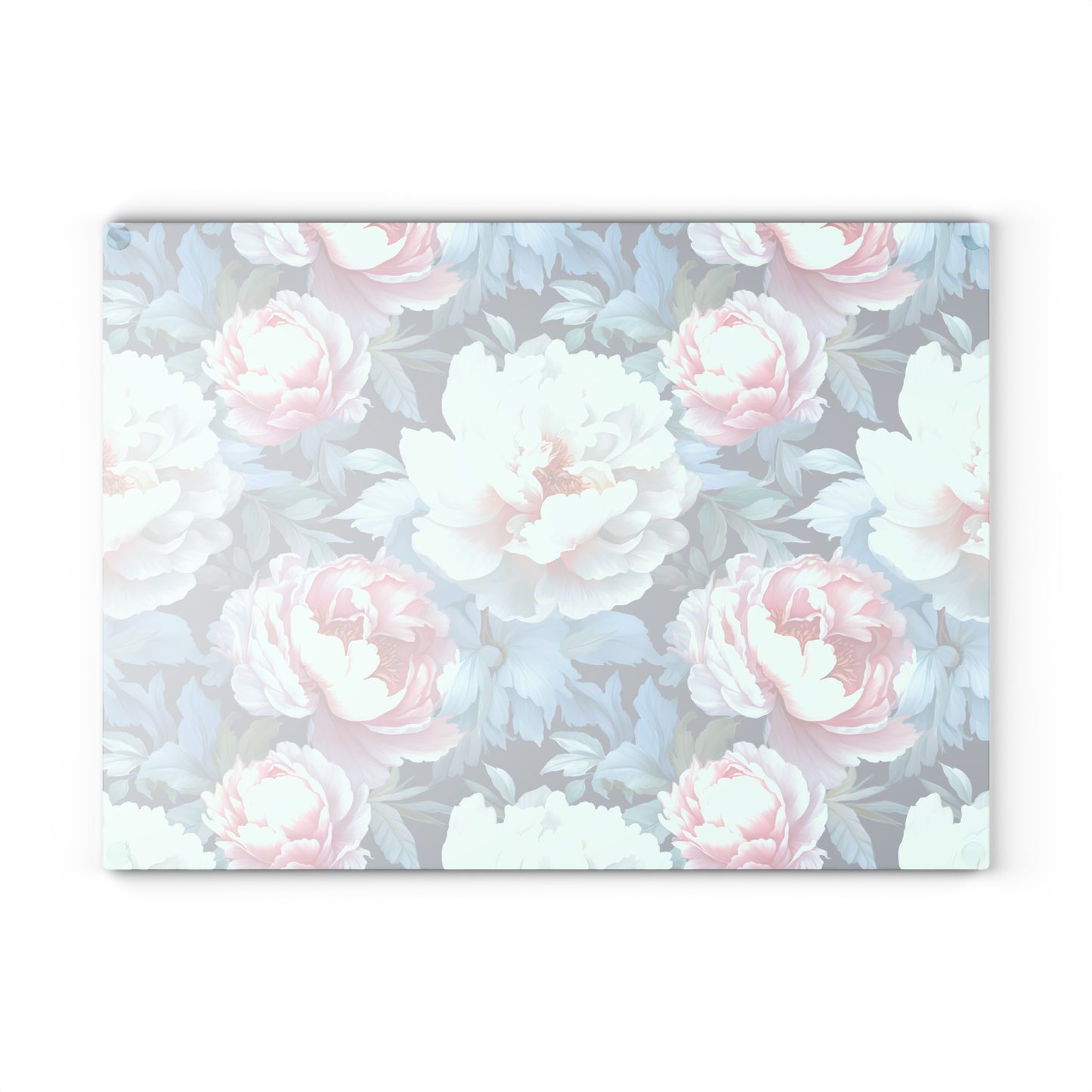 Floral Glass Cutting Board