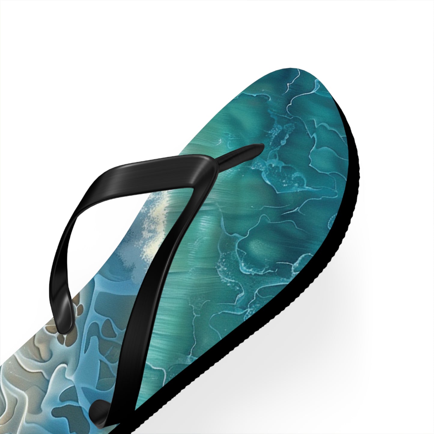 Sand Shore Ocean Waves  Flip-Flops