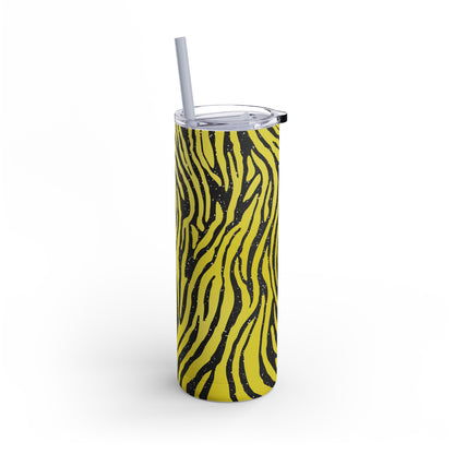 Animal Print Yellow 06 - 20oz Skinny Matte Tumbler