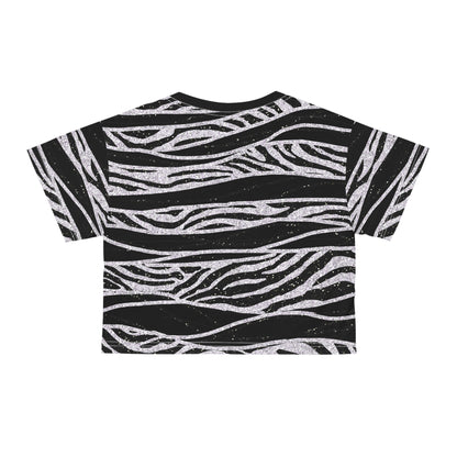 Animal Print (AOP) Crop Tee