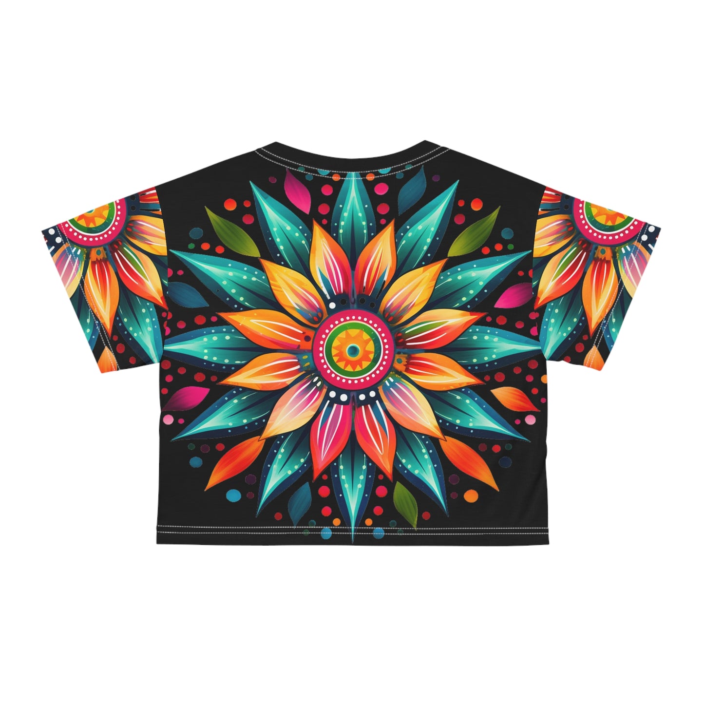 Mandala Art (AOP) Crop Tee