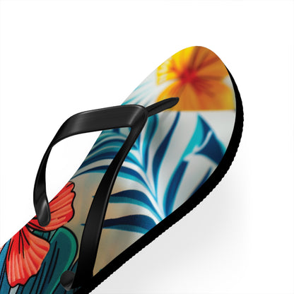 Abstract Tropics Pattern Flip-Flops