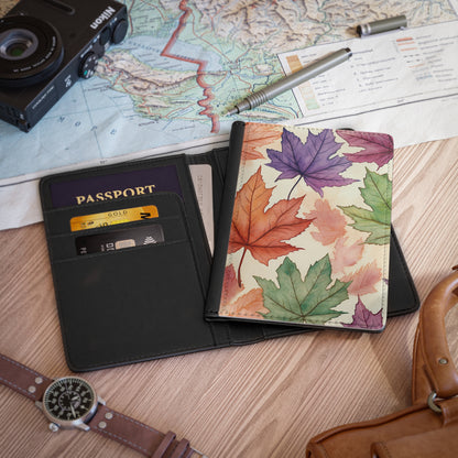 Autumn Flowers Passport Cover