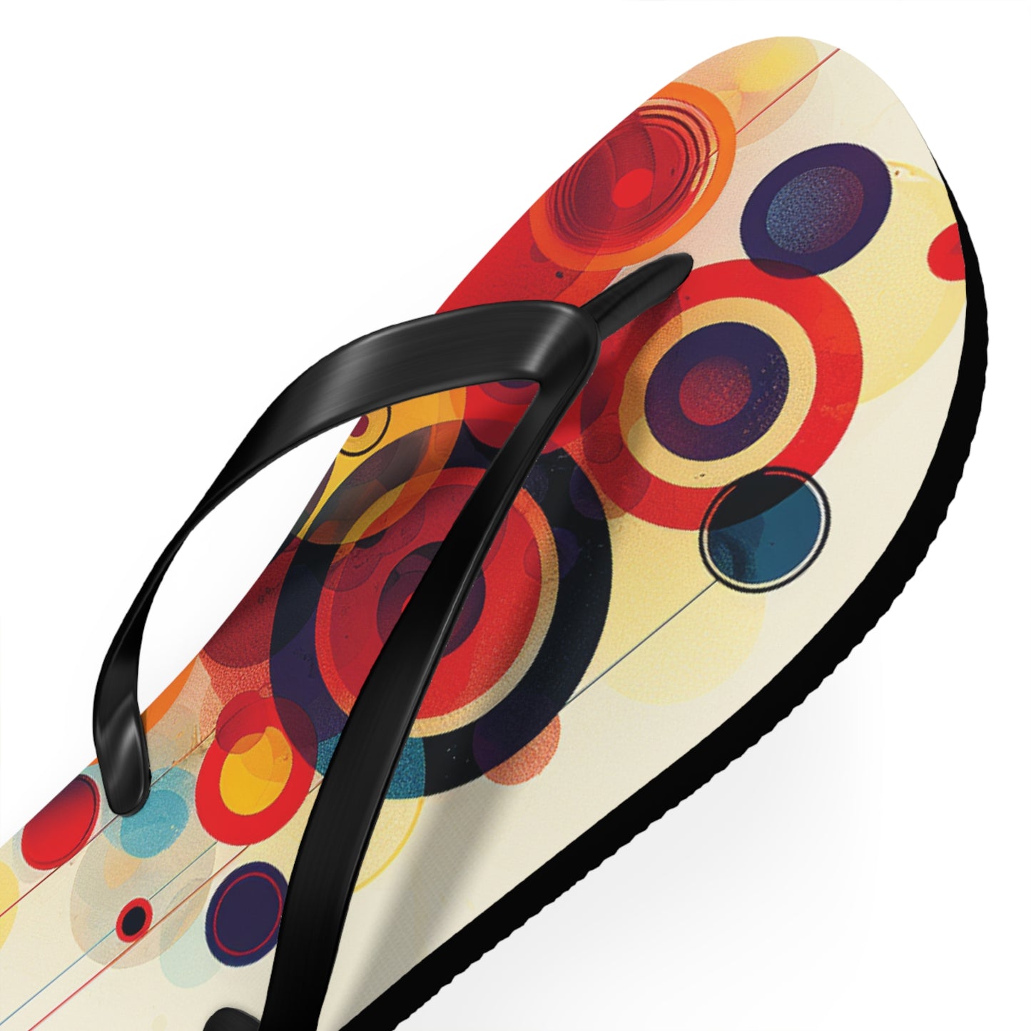 Abstract Decorative Circles  Flip-Flops