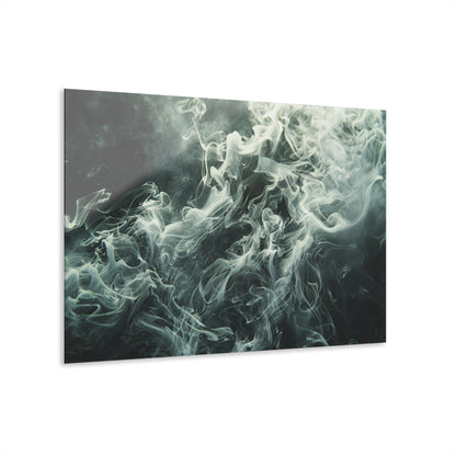 Fluid Smoke Art Acrylic Print