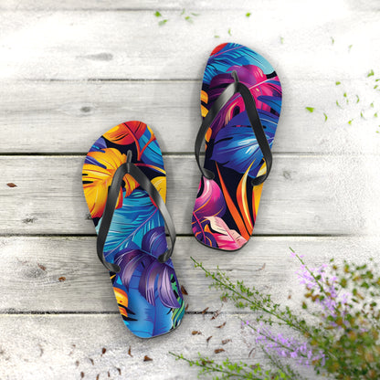 Abstract Tropics Pattern Flip-Flops