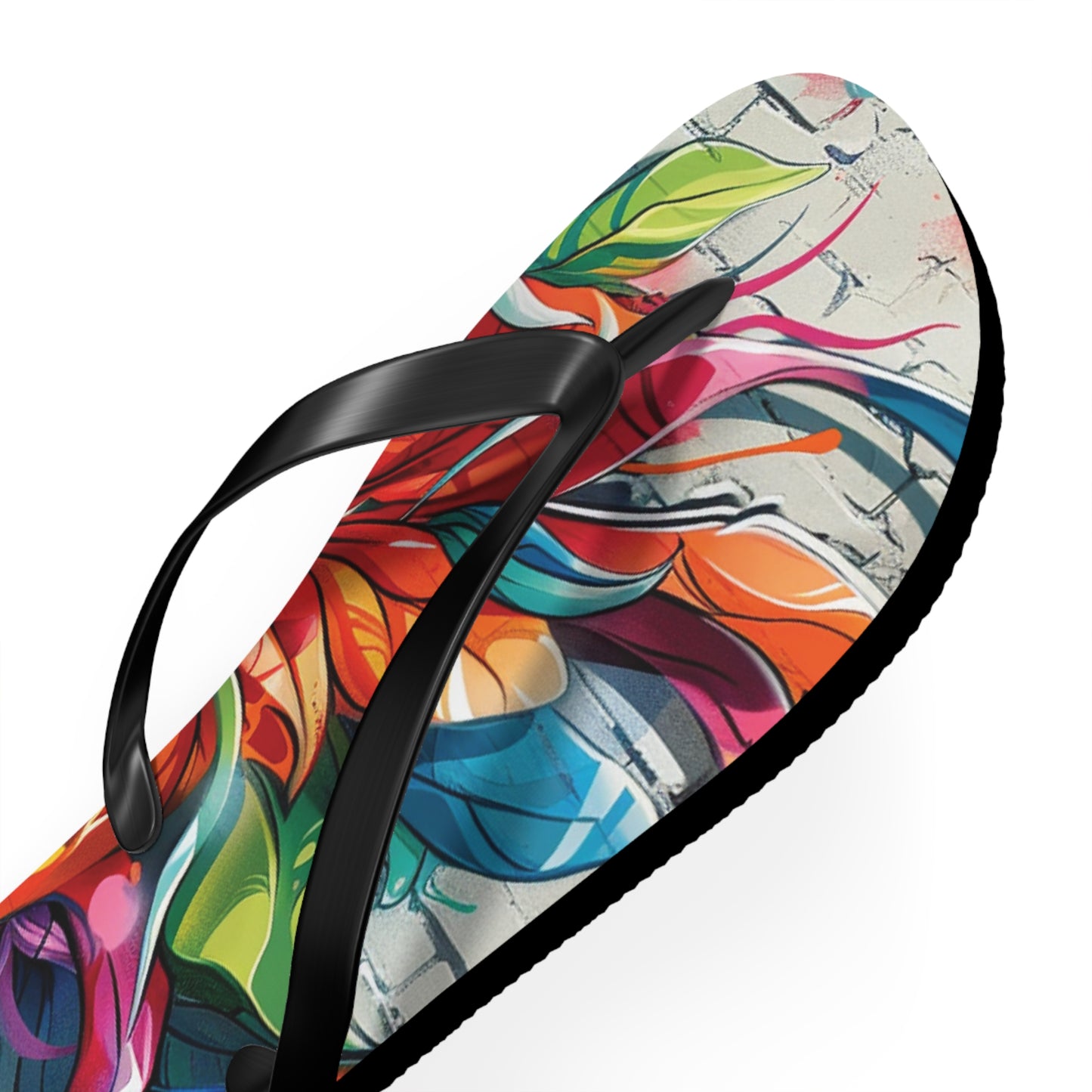 Graffiti Theme Flip-Flops