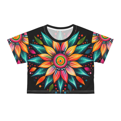 Mandala Art (AOP) Crop Tee