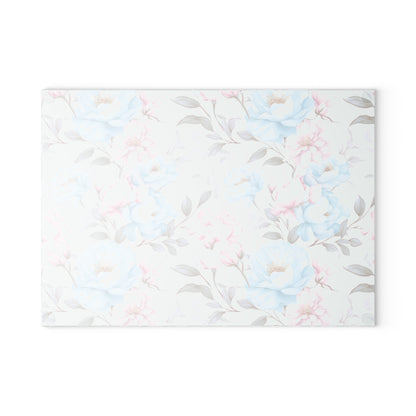 Floral Glass Cutting Board