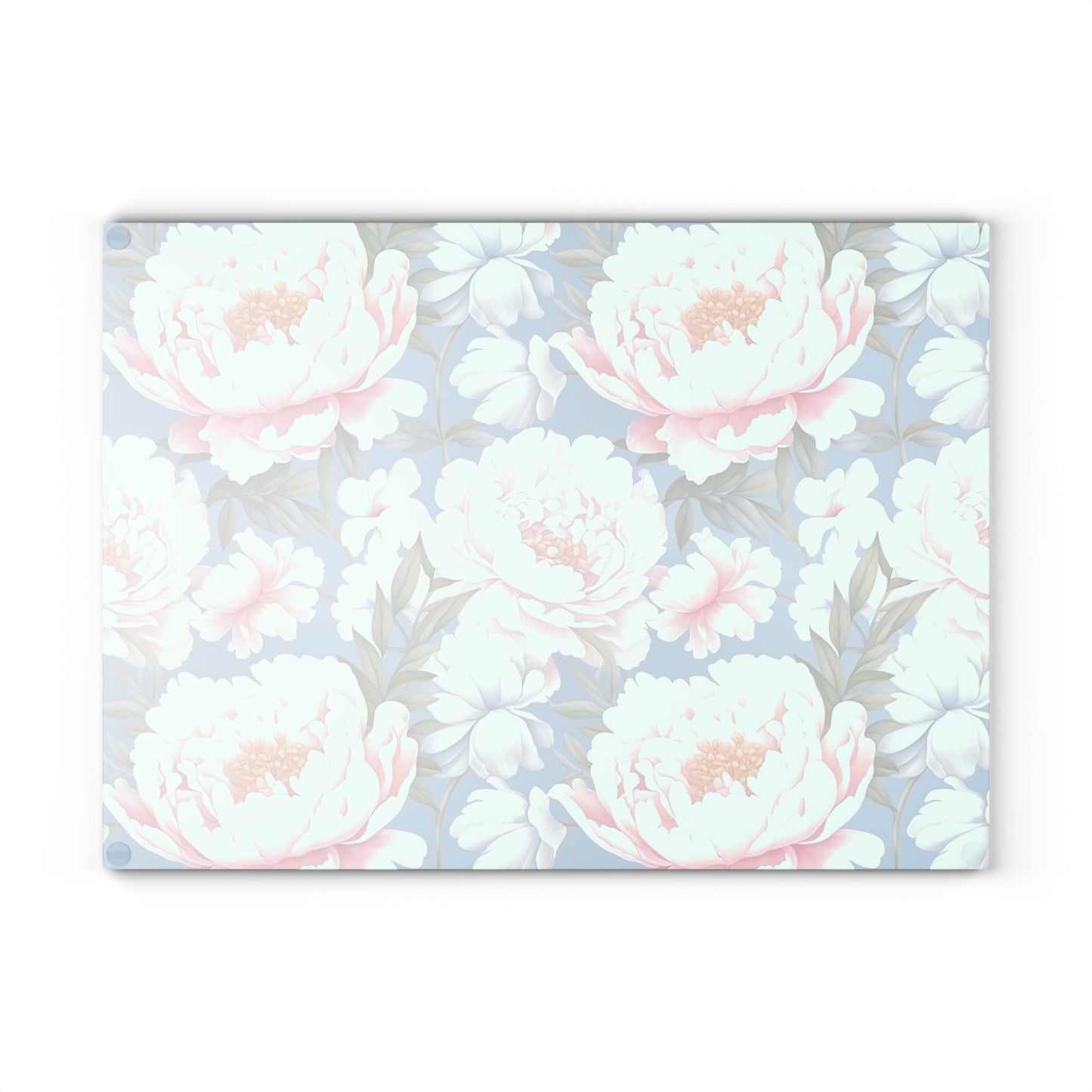 Floral Glass Cutting Board