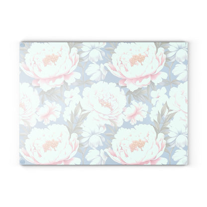 Floral Glass Cutting Board