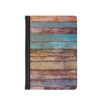 Wooden Print Passport Cover 5