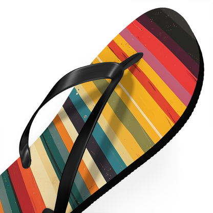 Colorful Stripes  Flip-Flops