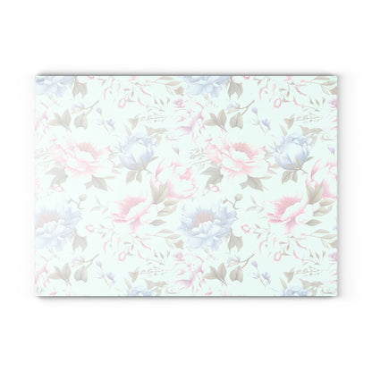 Floral Glass Cutting Board