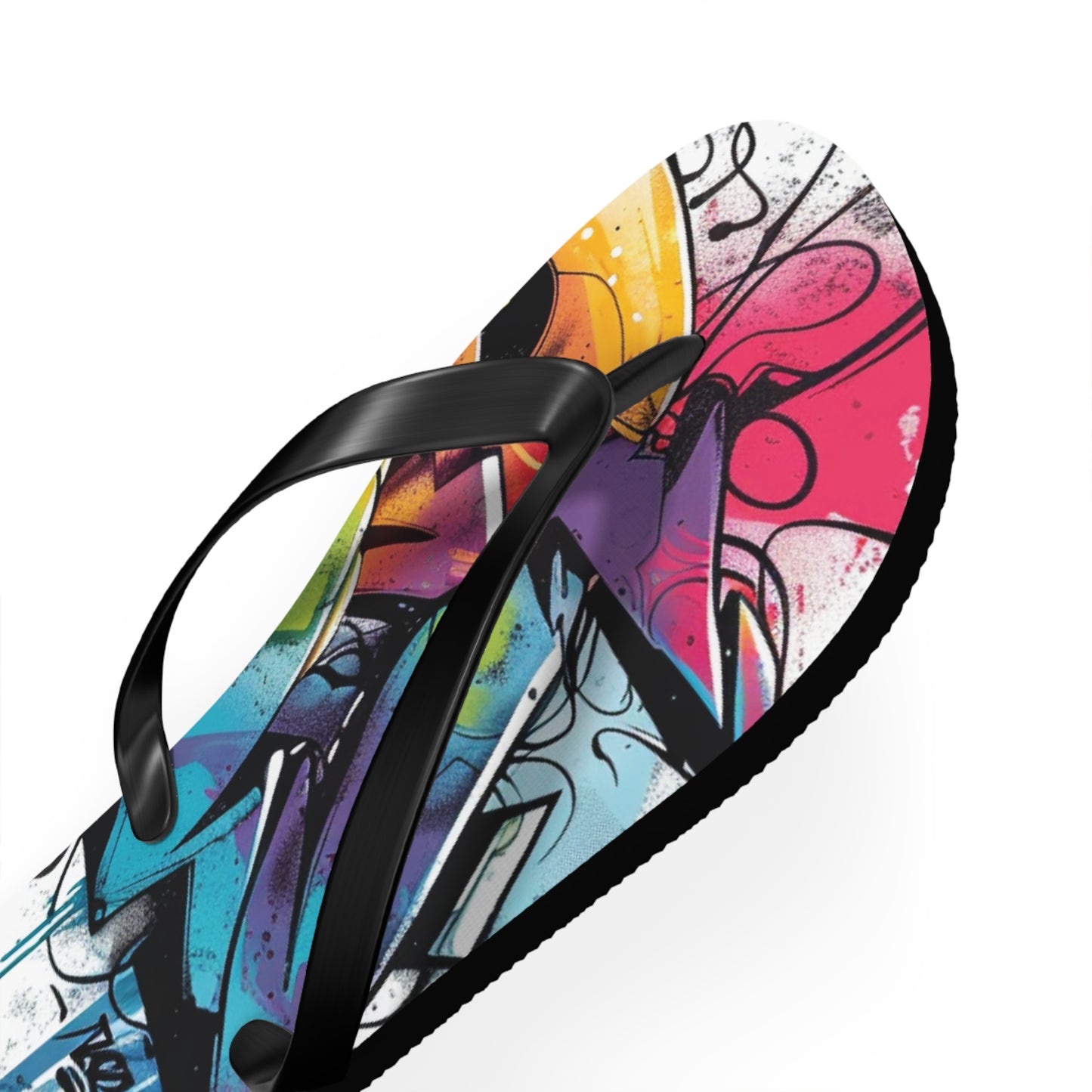 Graffiti Theme Flip-Flops