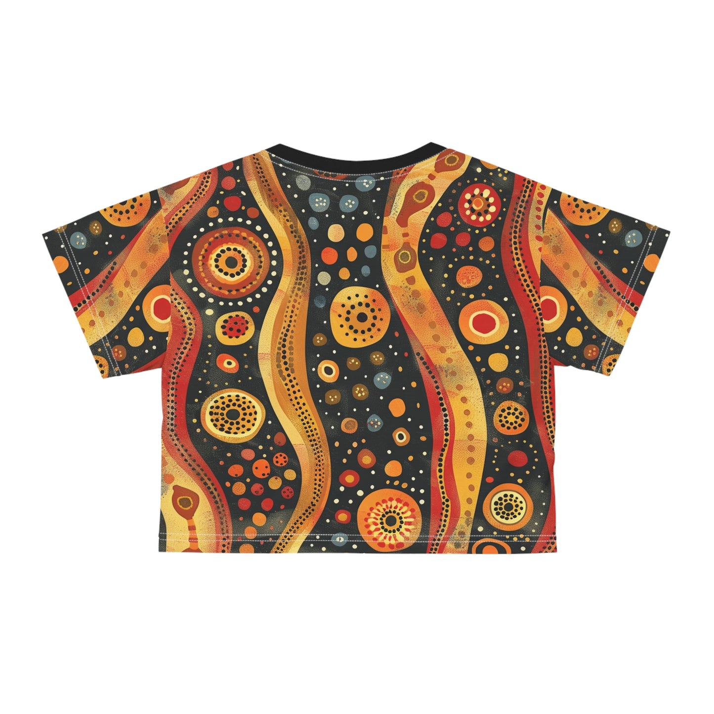 Aboriginal Art (AOP) Crop Tee