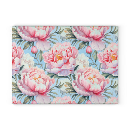 Floral Glass Cutting Board