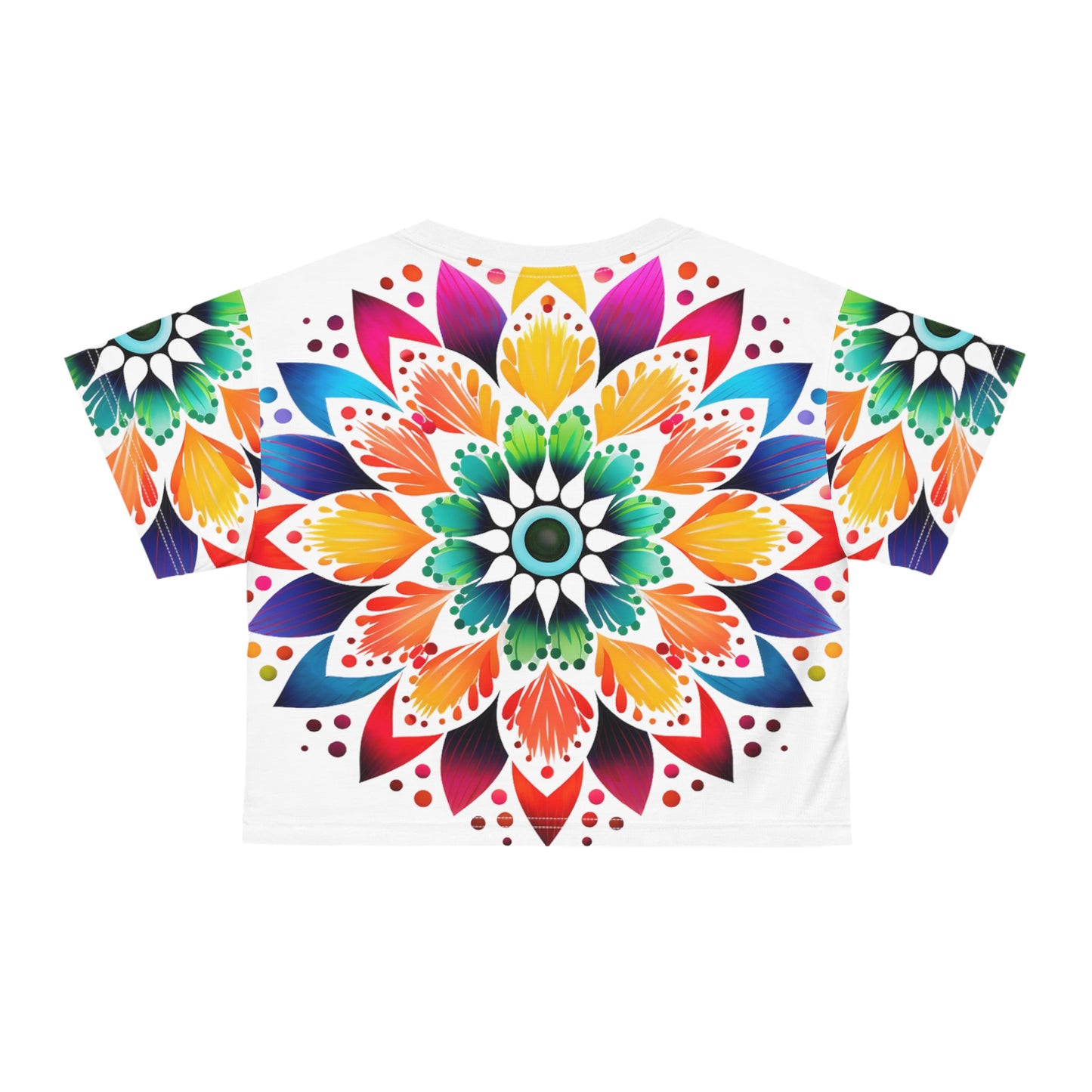 Mandala Art (AOP) Crop Tee