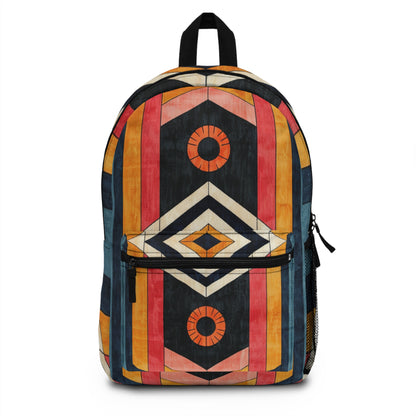 Vintage Print Back-Pack