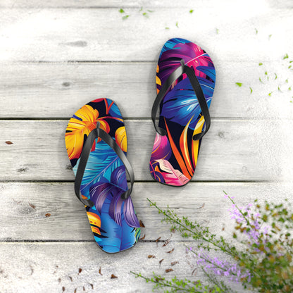 Abstract Tropics Pattern Flip-Flops