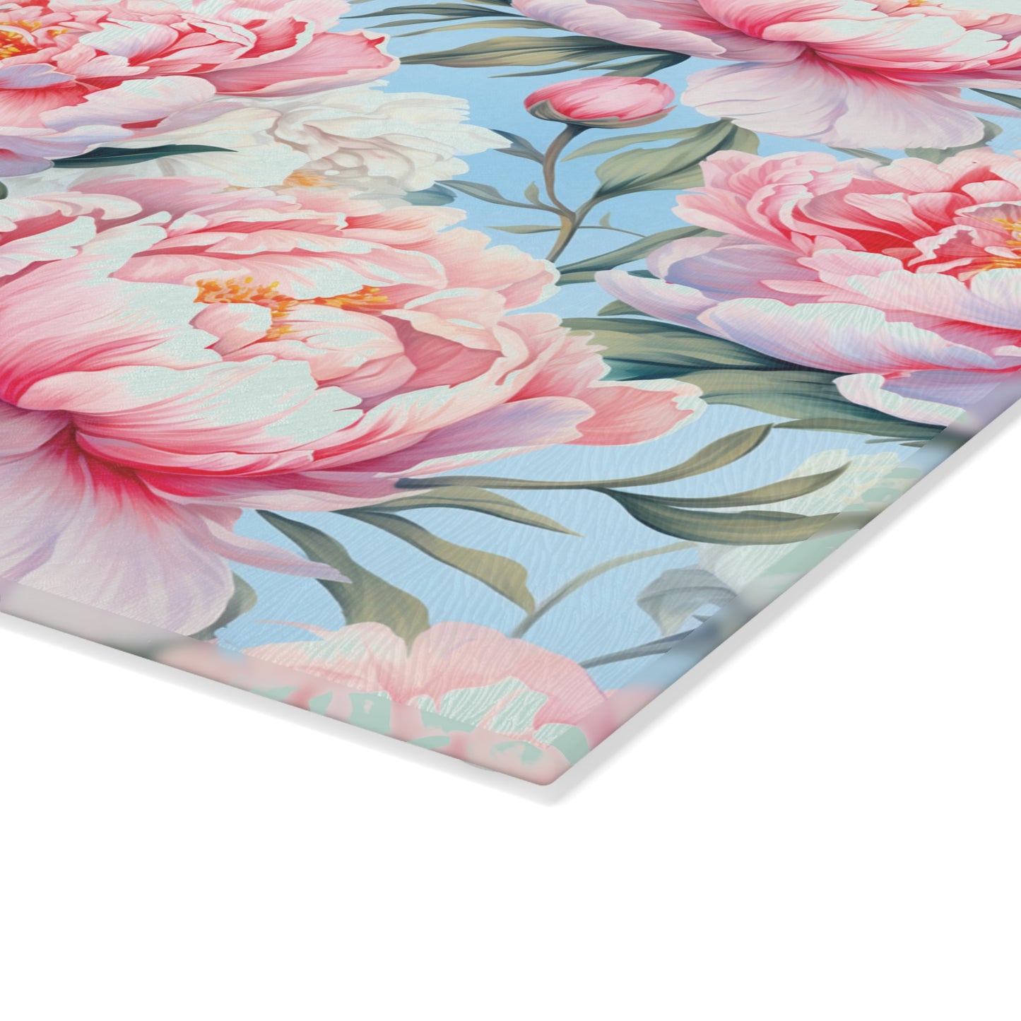 Floral Glass Cutting Board