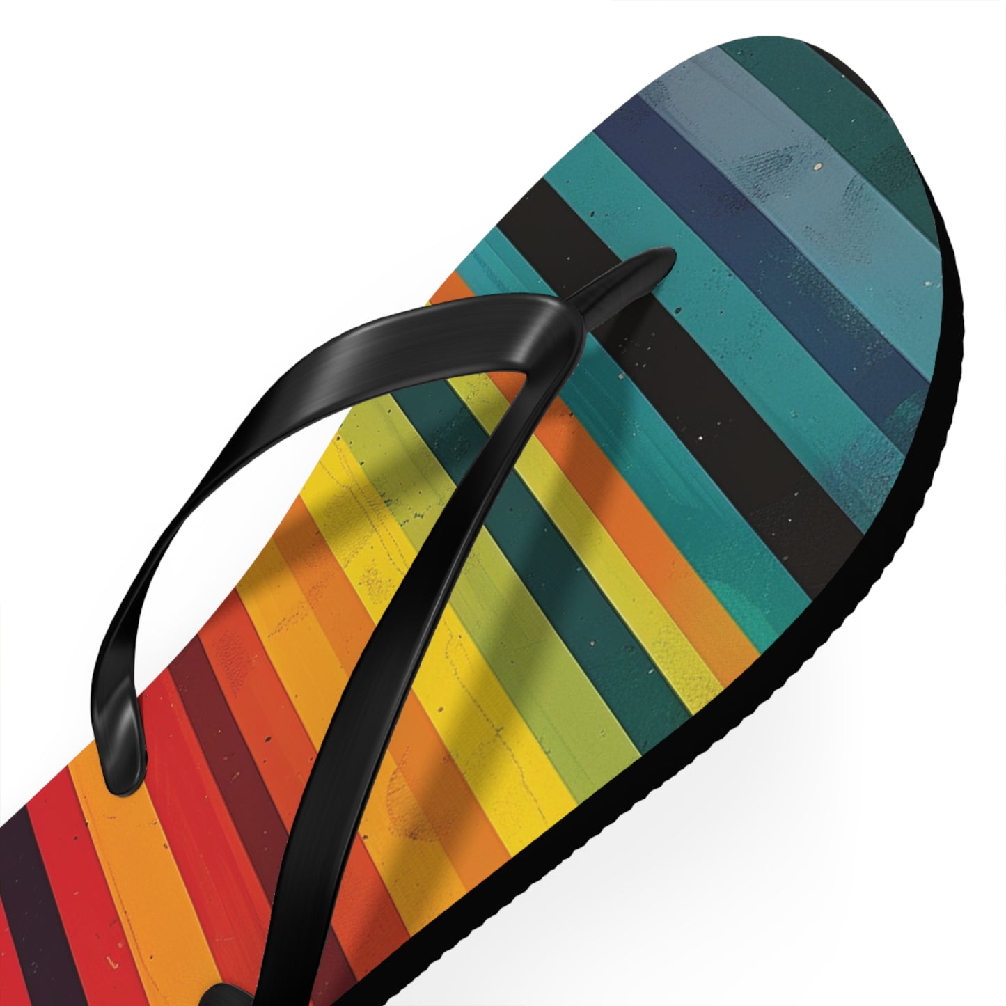 Colorful Stripes  Flip-Flops